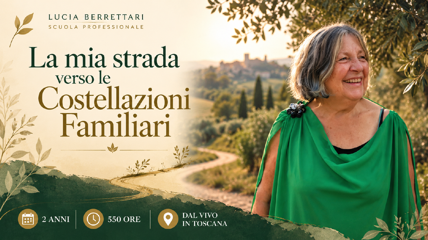 Lucia Berrettari all’aperto tra gli ulivi